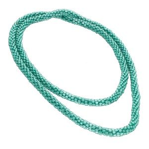 Seed Bead Rope Necklace